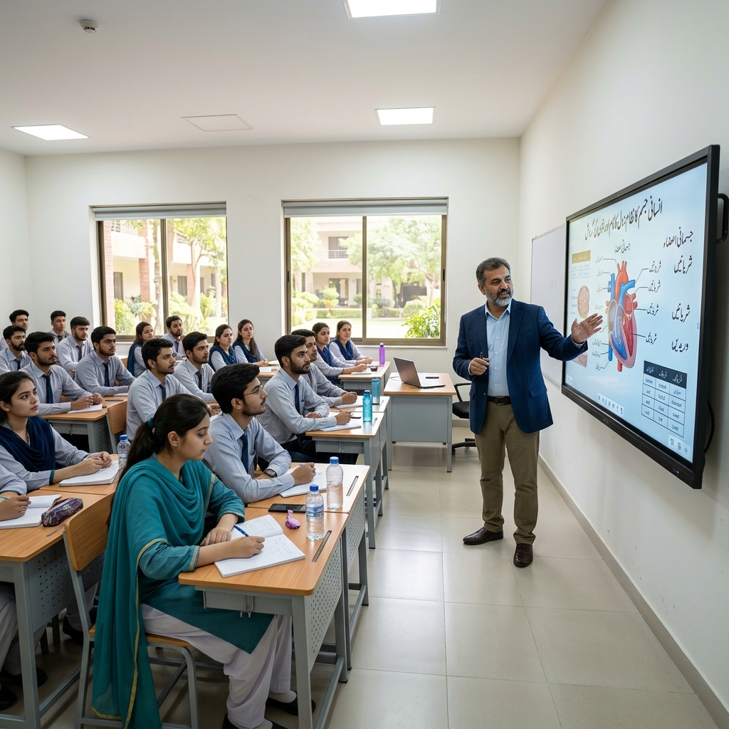 Smart Interactive Board Pakistani Classroom